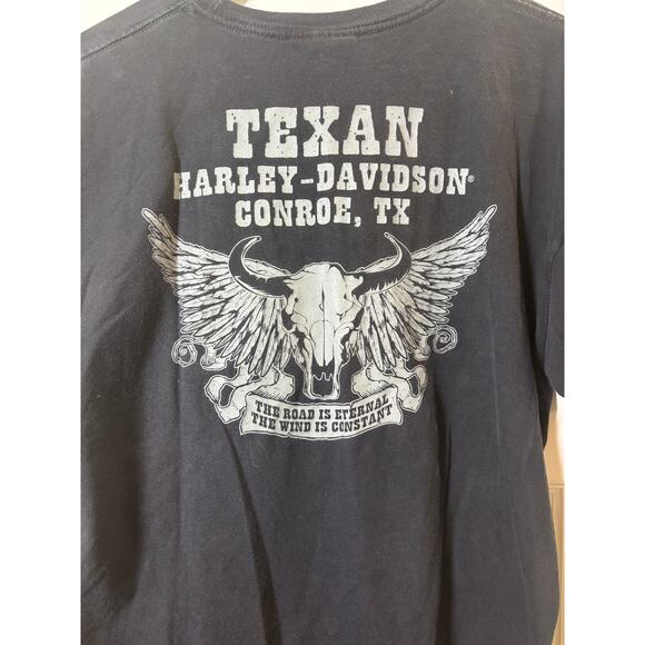 Vintage Harley Davidson Pin Up Girl Tshirt - Size  Large - Picture 4 of 4